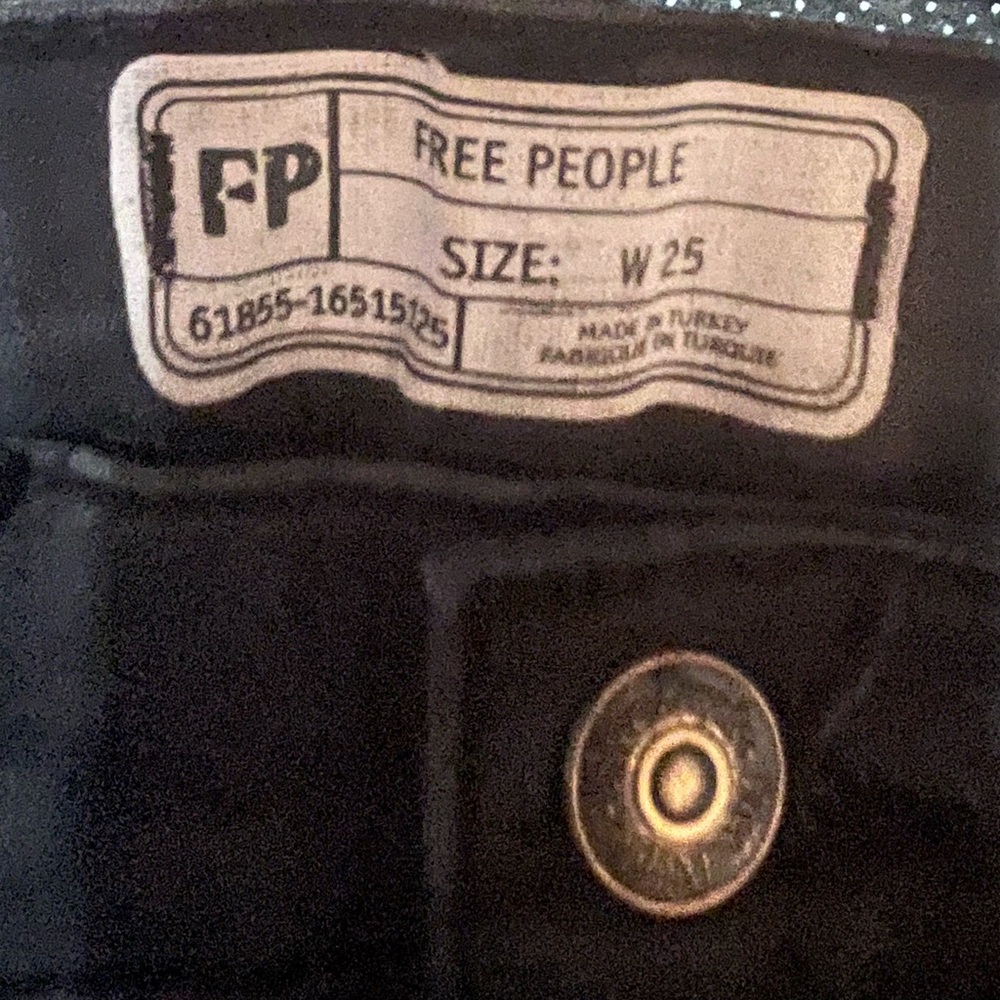 Free People Classic Black Trousers